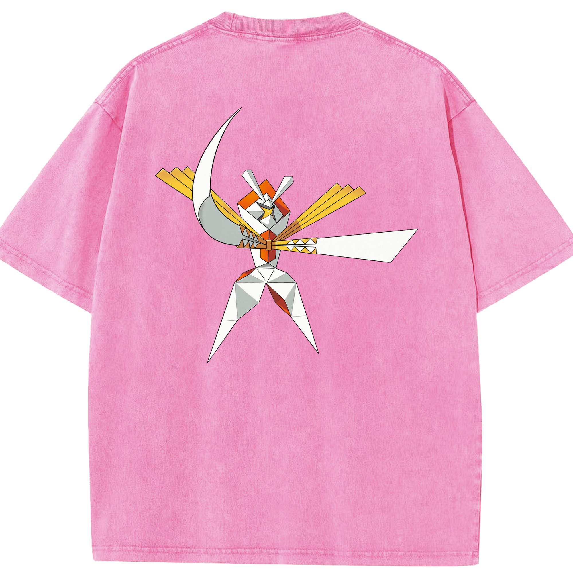 （画像用） ポケットモンスター Pokémon 綿100% ヴィンテージ風 半袖Tシャツ（背面プリント）
